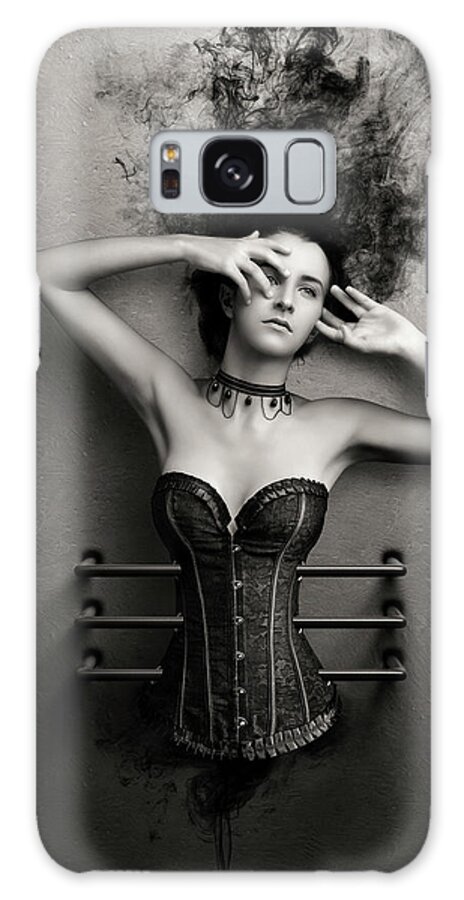 Woman Galaxy Case featuring the photograph Trapped by Johan Swanepoel