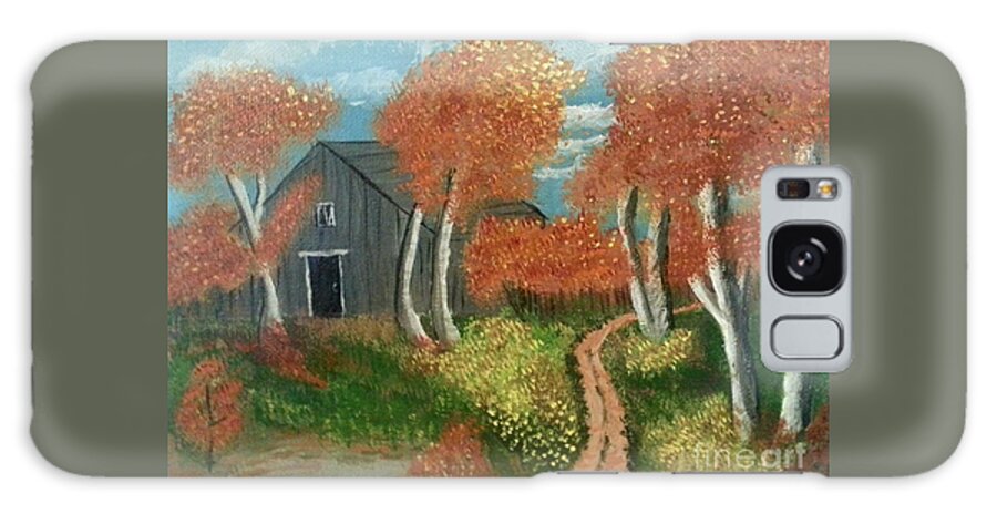Barn Painting Galaxy S8 Case featuring the painting Traveling Home by Elizabeth Mauldin