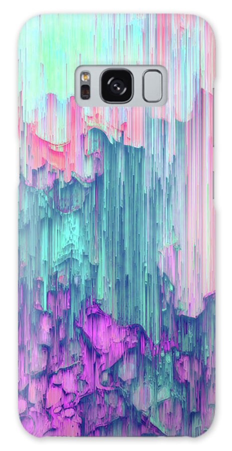 Glitch Galaxy Case featuring the digital art Tulip Stream by Jennifer Walsh