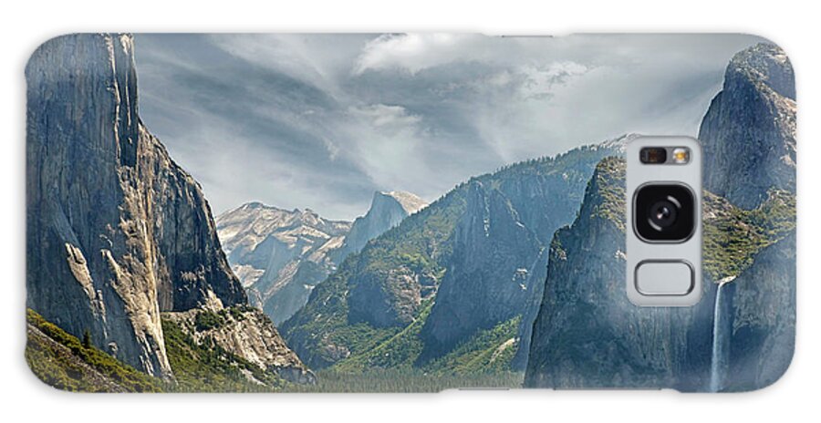 Tunnel View Galaxy Case featuring the painting Tunnel View 0908 by Mike Jones Photo