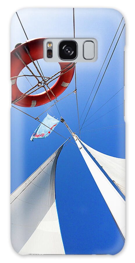 Estock Galaxy Case featuring the digital art Turkish Sailing Boat by Anna Serrano