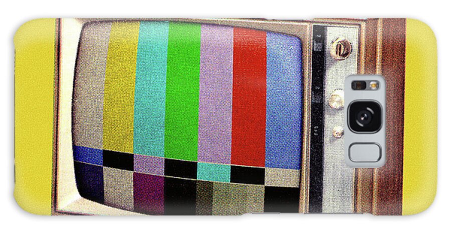 Audio Visual Galaxy Case featuring the drawing TV Test Pattern by CSA Images