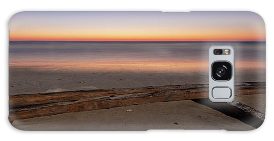 Shipwreck Galaxy Case featuring the photograph Twilight Assateague Island Shipwreck I by William Dickman