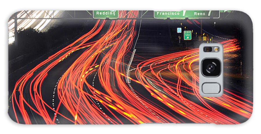 California Galaxy Case featuring the photograph Two Great Freeways by Mike Perry - Flickr.com/mrperry