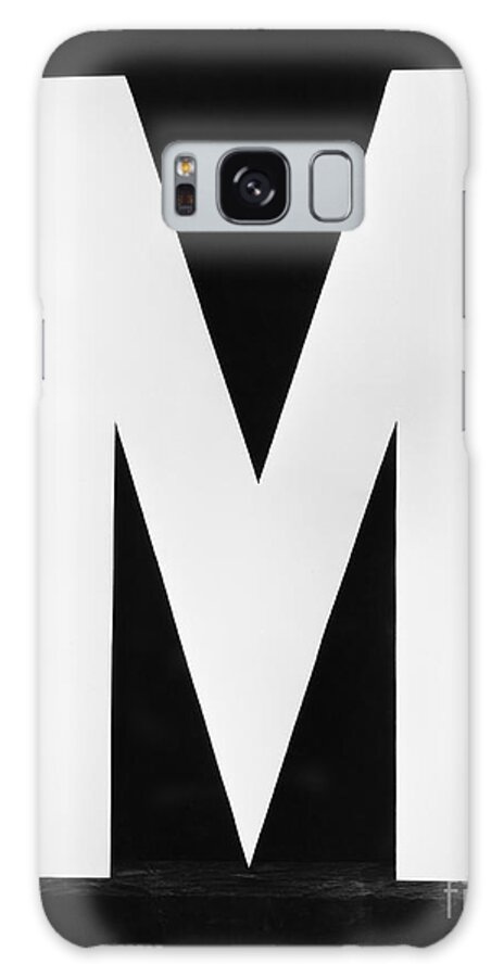  Galaxy Case featuring the photograph Two Women Posing With Huge Letter M by Everett Collection