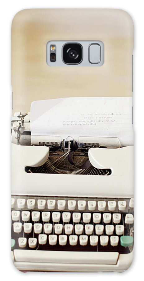 Petaluma Galaxy Case featuring the photograph Typewriter by Ae Pictures Inc.