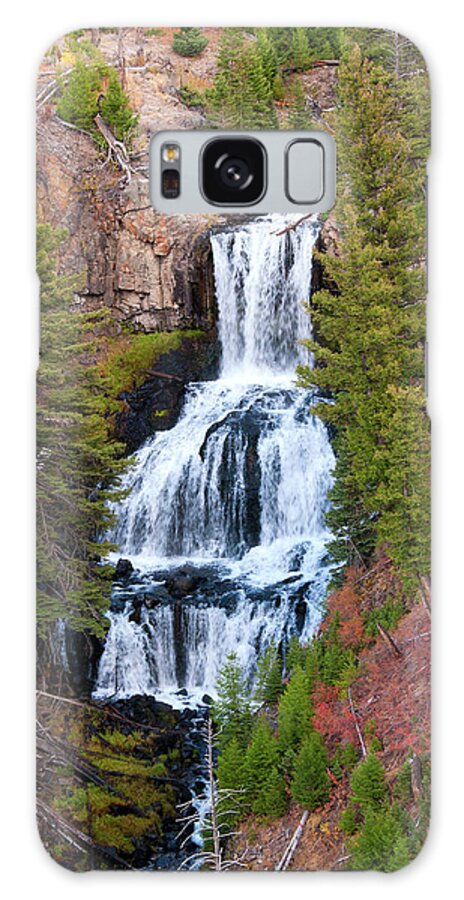 Yellowstone Galaxy Case featuring the photograph Undine Falls by Steve Stuller