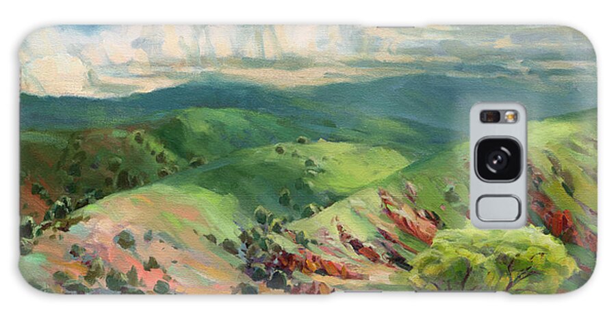 Utah Galaxy Case featuring the painting Utah Spring by Steve Henderson