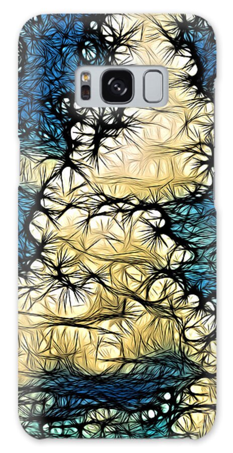 Art Galaxy S8 Case featuring the digital art Utopia Parkway by Jeff Iverson