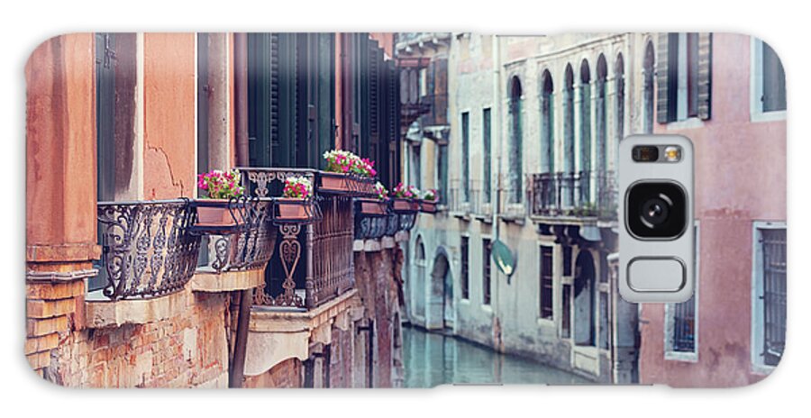 Venice Italy Canal Galaxy Case featuring the photograph Venice Canal - Venice, Italy by Melanie Alexandra Price
