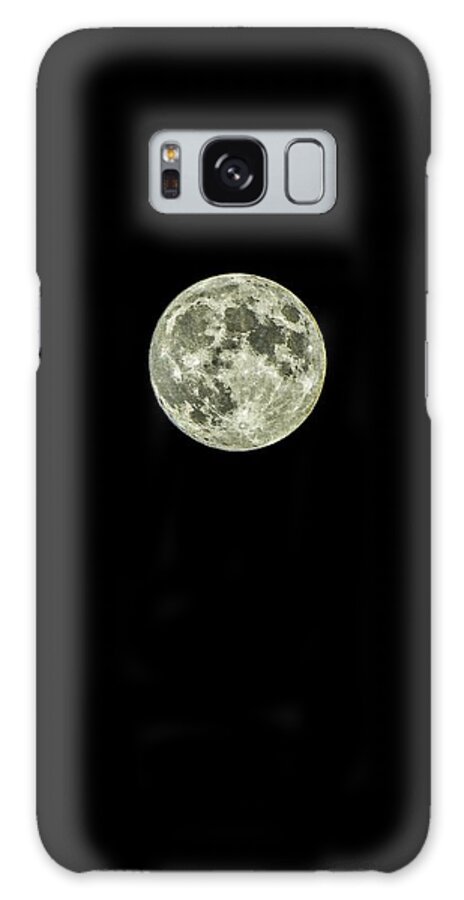Moon Galaxy Case featuring the photograph Vertical Summer Moon by Jeremy Guerin