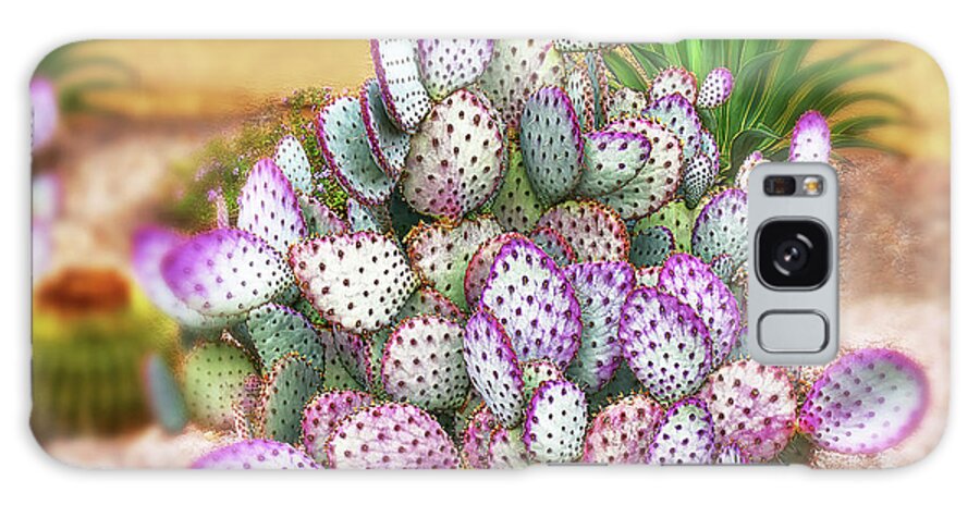 Cactus Galaxy Case featuring the photograph VIBRANT CACTUS, Arizona by Don Schimmel