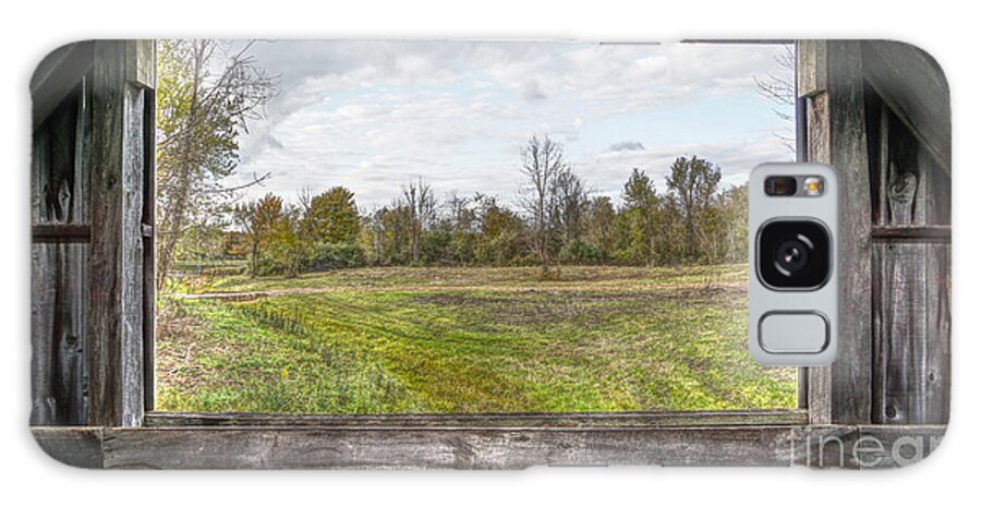 Window Galaxy Case featuring the photograph View into Ohio's Nature by Jeremy Lankford