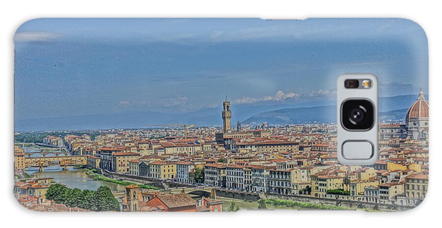 Duomo Galaxy Case featuring the photograph View of Duomo from Piazzele Michelangelo by Patricia Caron