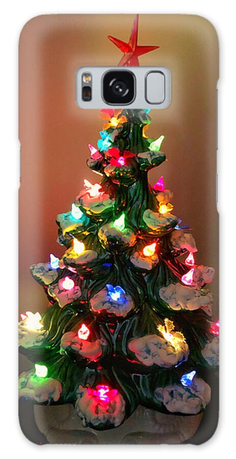 Christmas Tree Galaxy Case featuring the photograph Vintage Christmas by Ruben Carrillo