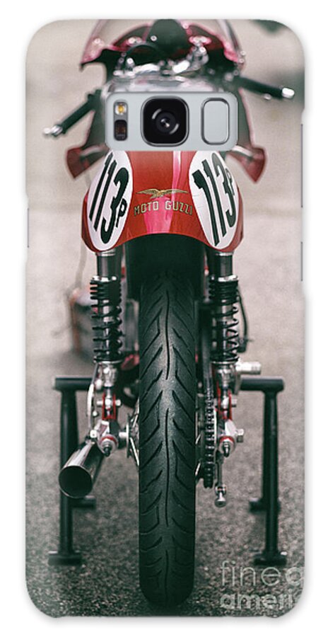 Vintage Galaxy Case featuring the photograph Vintage Racing Moto Guzzi by Tim Gainey
