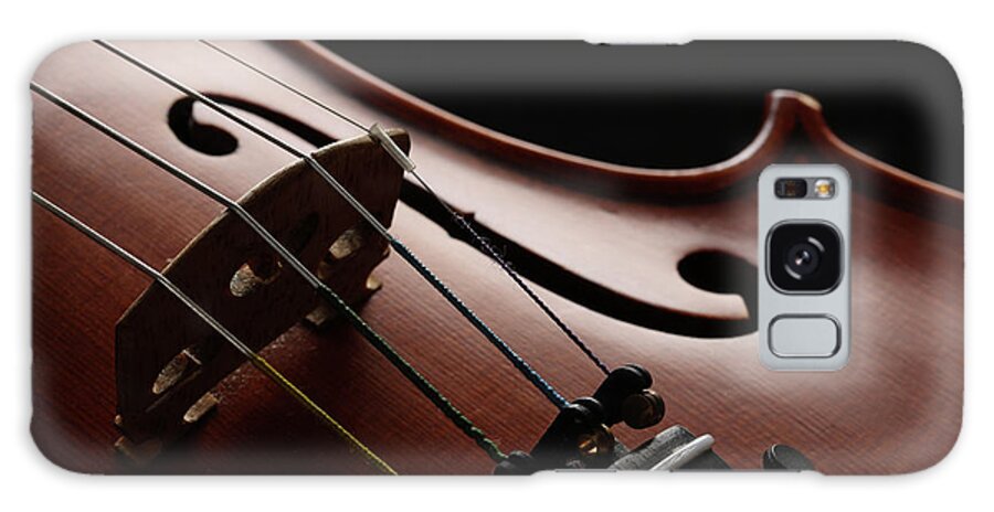 Music Galaxy Case featuring the photograph Violin by Kgfoto