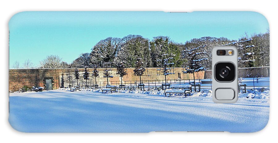 Walled Garden Galaxy Case featuring the photograph Walled Garden in The Snow by Lachlan Main