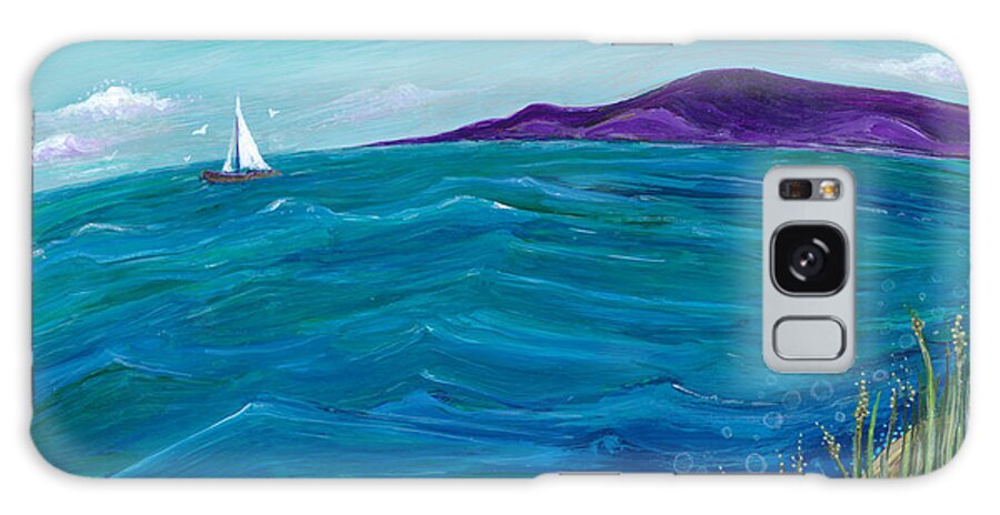 Seascape Painting Galaxy Case featuring the painting Wanderlust by Tanielle Childers