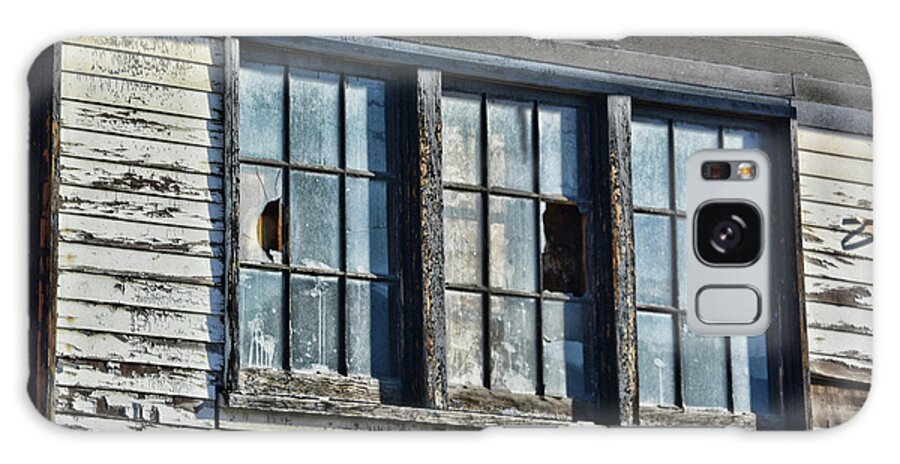 Warehouse Galaxy Case featuring the photograph Warehouse Windows by Vivian Martin