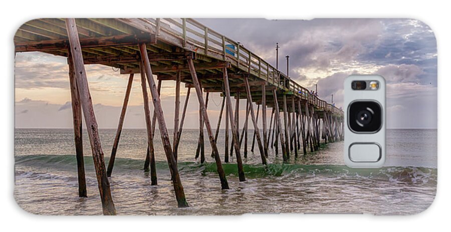 Ocean Galaxy Case featuring the photograph Warm Avalon Pier Sunrise by Donna Twiford