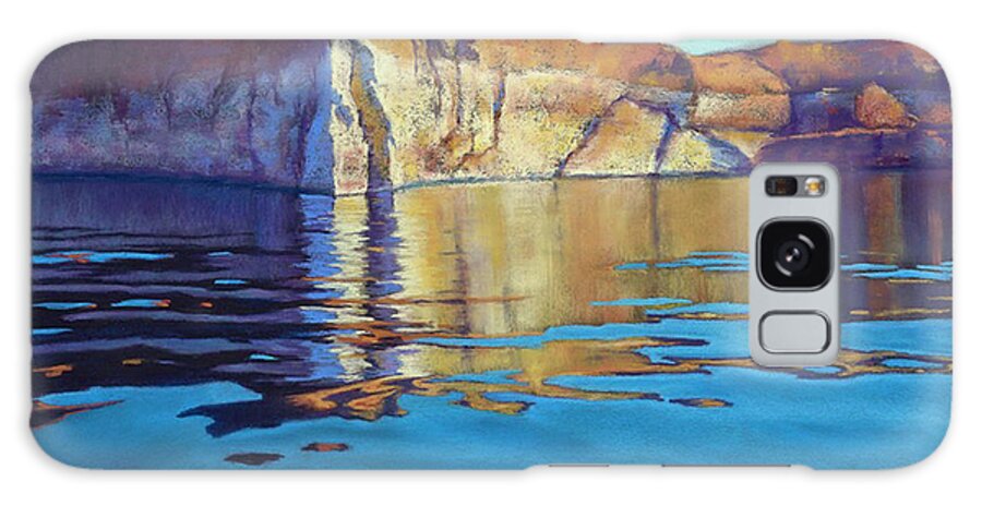 Lake Powell Galaxy Case featuring the painting Water Medicine - Lake Powell UT-CRD by Marjie Eakin-Petty