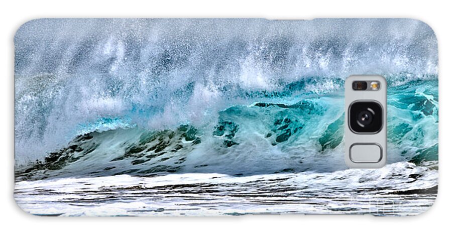 Kauai Galaxy Case featuring the photograph Wave Exuberance by Debra Banks