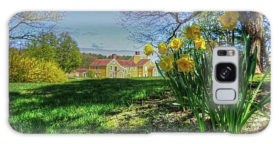 Colonial Galaxy Case featuring the photograph Wentworth Daffodils by Wayne Marshall Chase