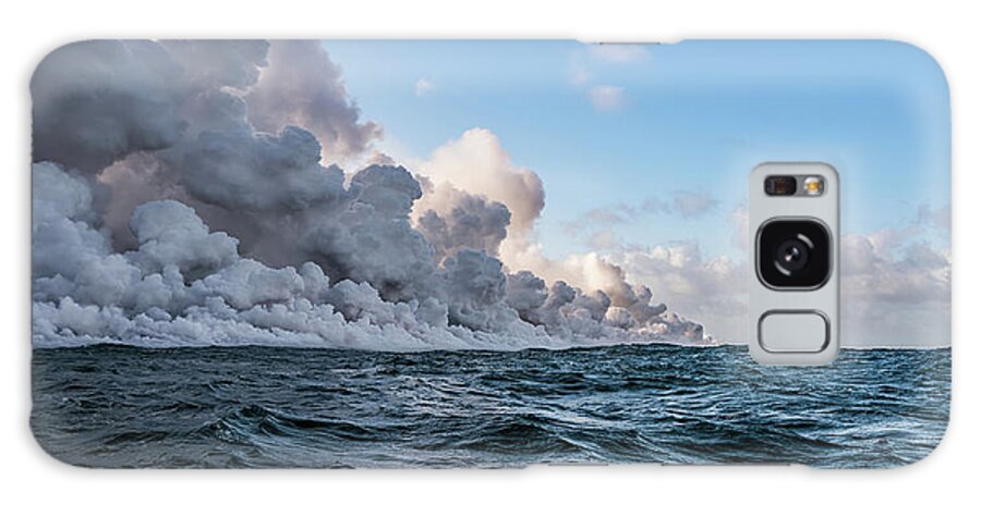 Lava Galaxy Case featuring the photograph Where Fire Meets The Sea by William Dickman