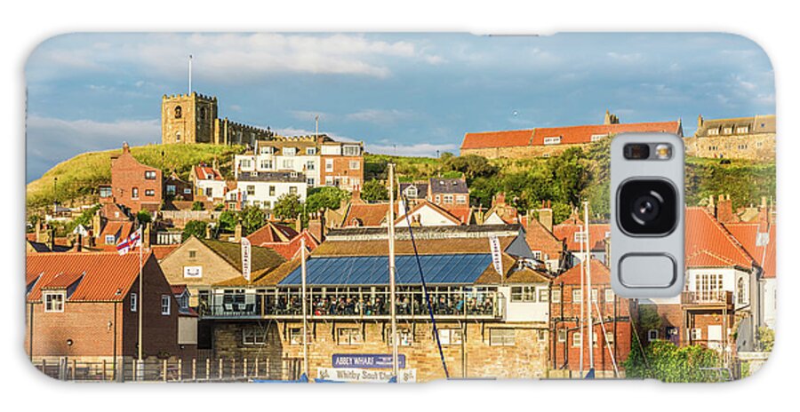 North Yorkshire Galaxy Case featuring the photograph Whitby harbour, Yorkshire by David Ross
