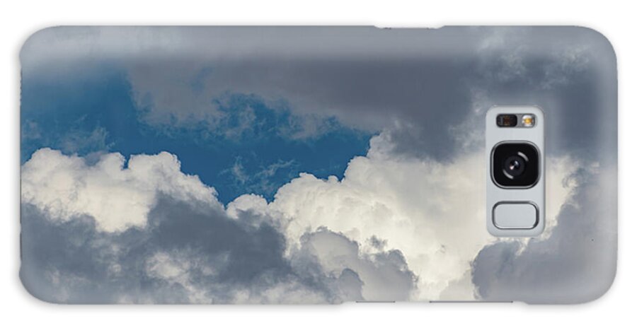 White Galaxy Case featuring the photograph White and Gray Clouds by Douglas Killourie