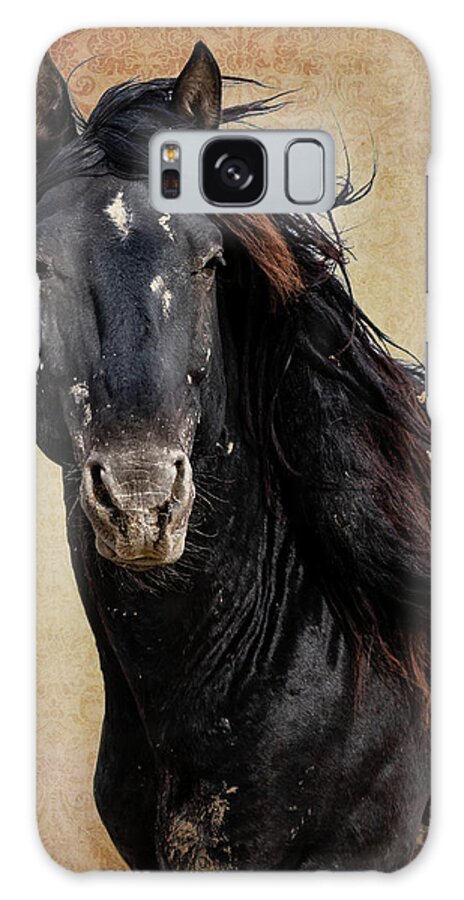 Wild Horses Galaxy Case featuring the photograph Wildly Handsome by Mary Hone