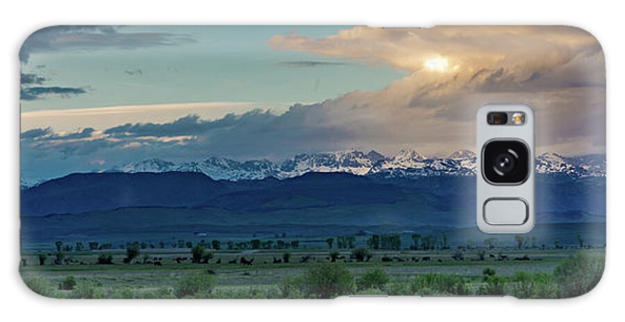 Wind River Range Galaxy Case featuring the photograph Wind River Range Sunset jun 23 by Julieta Belmont
