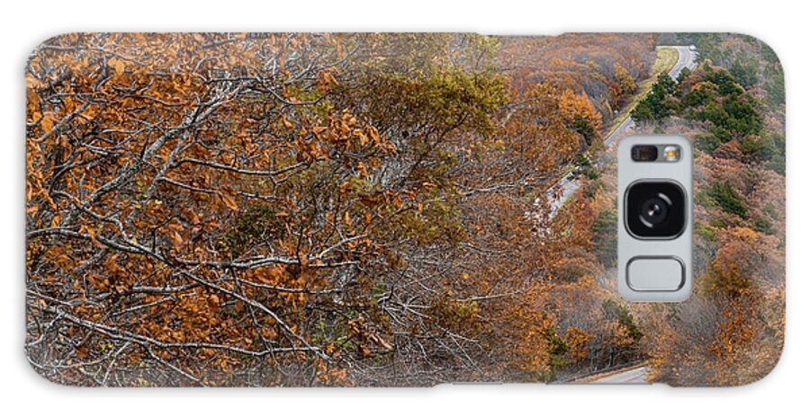 America Galaxy Case featuring the photograph Winding Autumn Roads of the Talimena Scenic Byway by Gregory Ballos