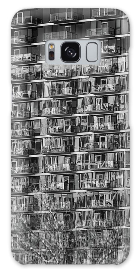Chicago Galaxy Case featuring the photograph Windows and Balconies by Lauri Novak