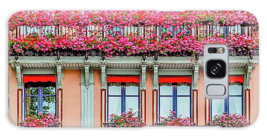 Troyes Galaxy S8 Case featuring the photograph Windows of Troyes, France by Marcy Wielfaert