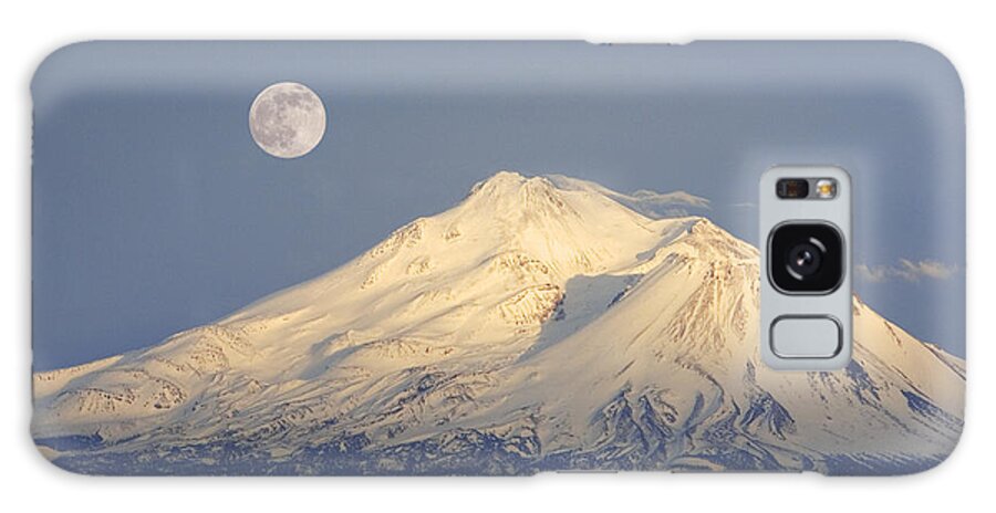 Scenics Galaxy Case featuring the photograph Winter View Of Mt. Shasta, In Northern by Diane Miller