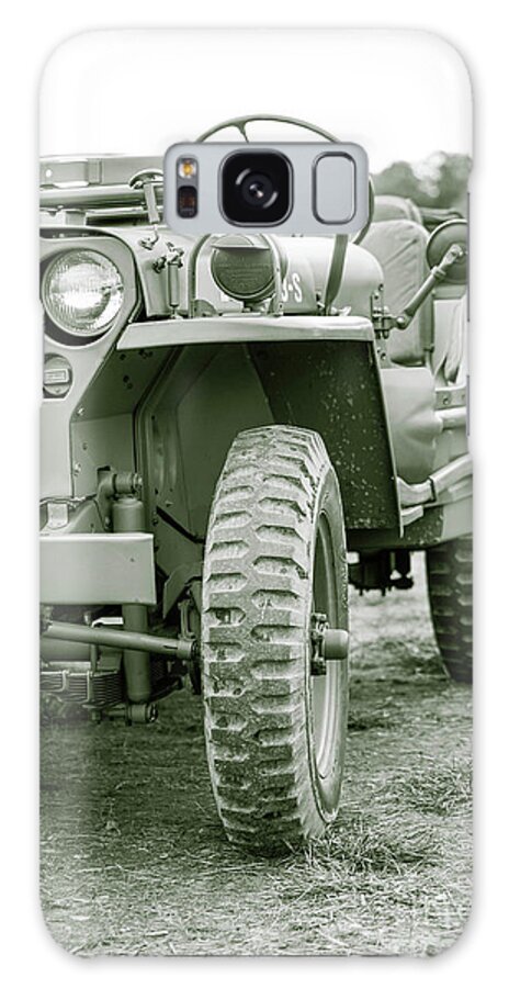 Jeep Galaxy Case featuring the photograph World War II Era US Army Jeep by Edward Fielding