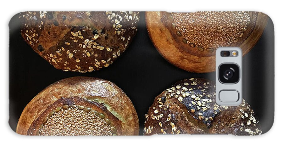 Bread Galaxy S8 Case featuring the photograph X and O Sourdough by Amy E Fraser