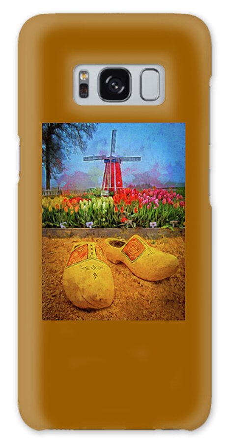 Floral Wall Art Galaxy S8 Case featuring the photograph Yellow Wooden Shoes by Thom Zehrfeld