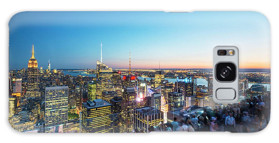 Estock Galaxy Case featuring the digital art York City, Rockefeller Center by Jordan Banks