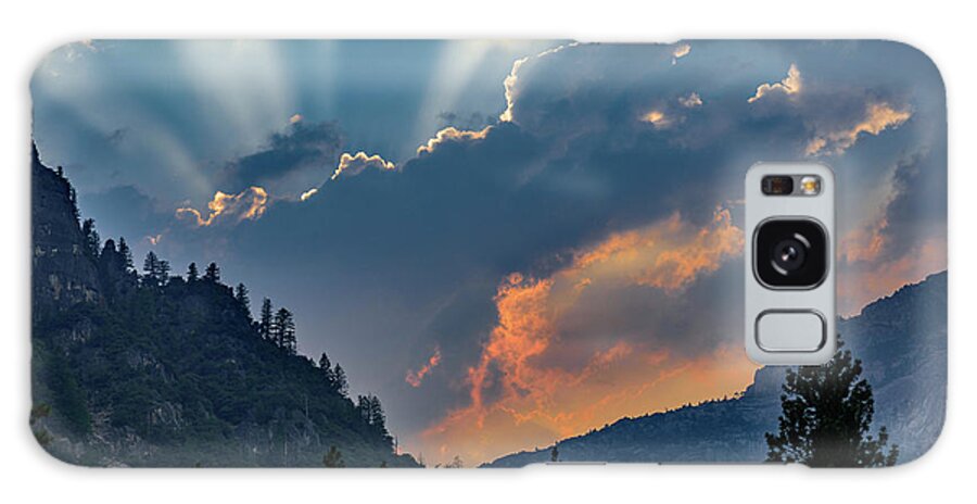 Yosemite Galaxy Case featuring the photograph Yosemite Valley Sunset by Jeff Hubbard