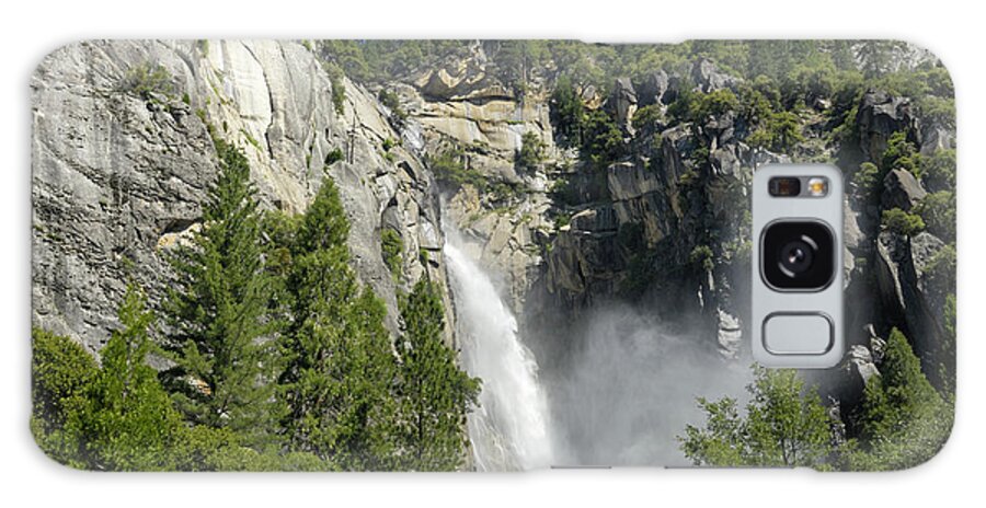 Scenics Galaxy Case featuring the photograph Yosemites Cascades Waterfall by Gomezdavid