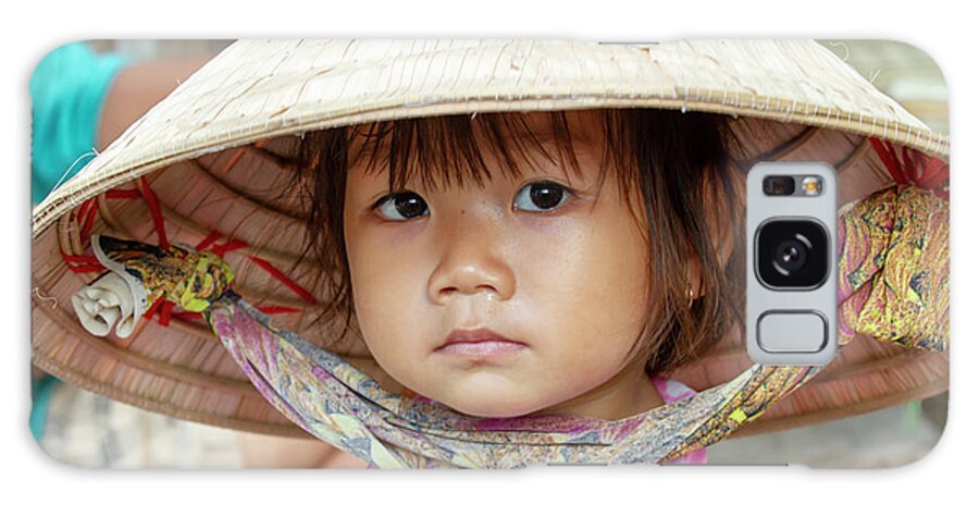 Asia Galaxy Case featuring the photograph Young girl in rural Vietnam by Karen Foley