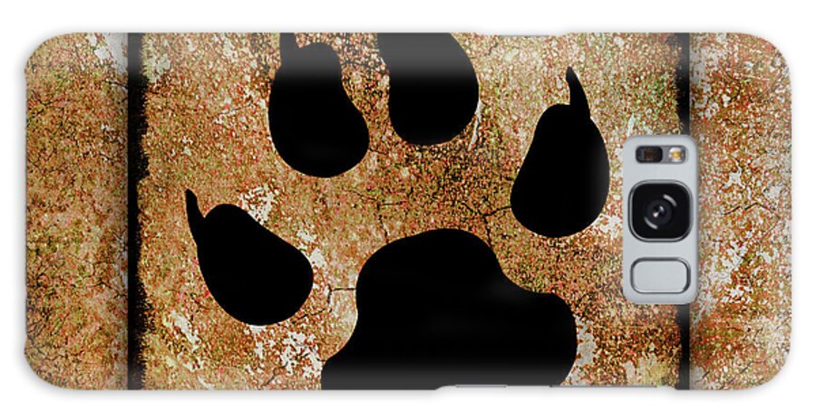 Animals Galaxy Case featuring the mixed media Your True Friend Paw Print by Lightboxjournal