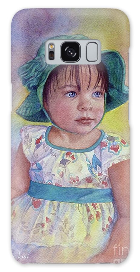 Watercolor Galaxy Case featuring the painting Zellie by Victoria Lisi