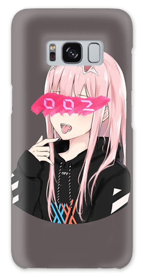Zero Two Galaxy Case featuring the painting Zero Two by Reo Anime