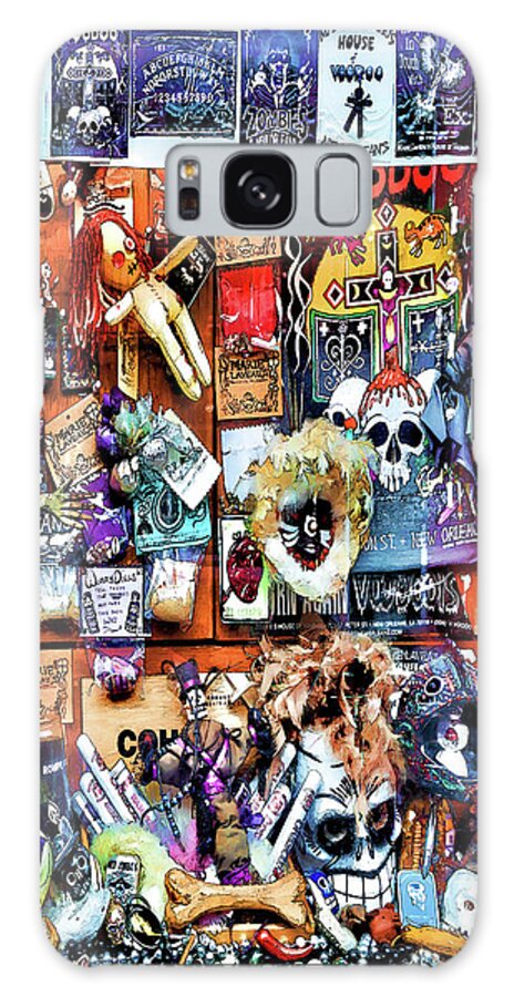 Voodoo Galaxy Case featuring the photograph Zombie's House of Voodoo by Susan Rissi Tregoning