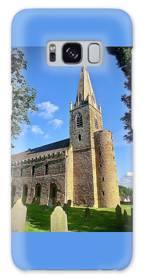 All Saints Galaxy Case featuring the photograph All Saints Church Brixworth #1 by Gordon James