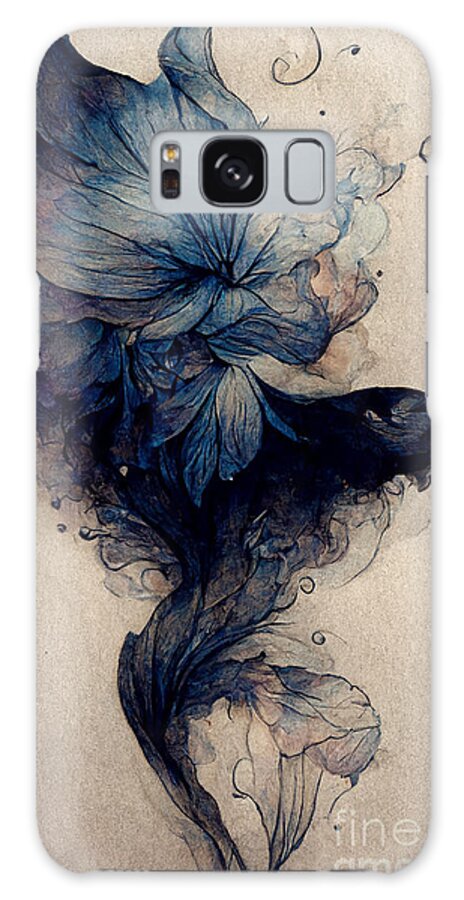 Ink Galaxy Case featuring the digital art Aqueous ink #1 by Sabantha
